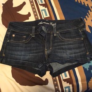 American Eagle Dark Denim Shorts